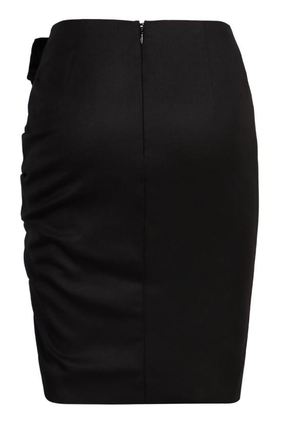  니나리찌 미디 스커트 24ACJU015WV0322 U9000 Black - NINA RICCI