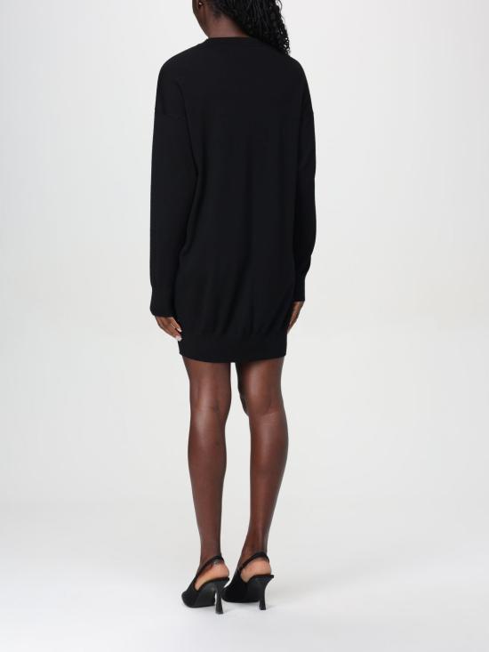 24FW 모스키노 숏 원피스 04818700 2555 Black - MOSCHINO