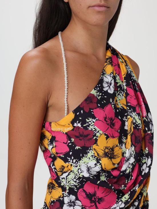 24FW 모스키노 롱 원피스 04348737 2555 Black - MOSCHINO