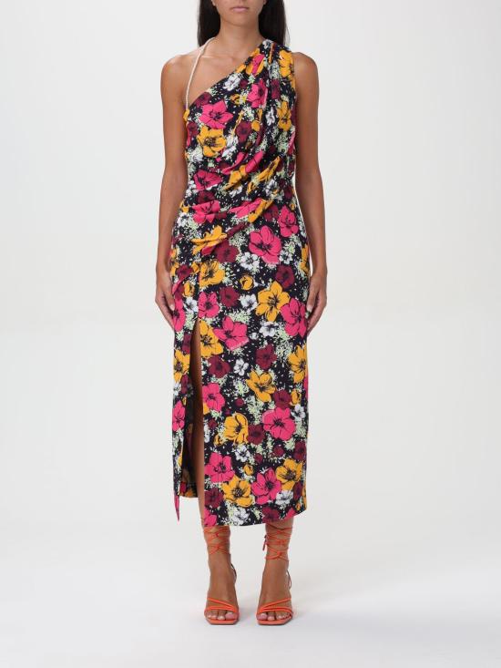 24FW 모스키노 롱 원피스 04348737 2555 Black