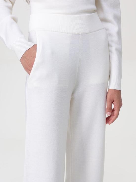  막스마라 스트레이트 팬츠 2421336022600 001 White - MAX MARA