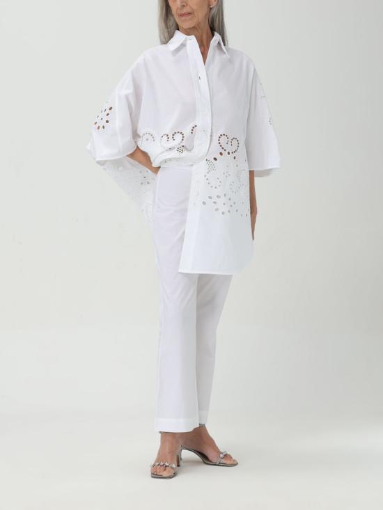 25FW 리비아나 콘티 스트레이트 팬츠 CNTK50 A010 White - LIVIANA CONTI