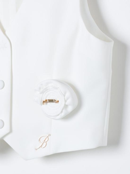  [키즈] 미스블루마린 베스트 IA4021T2200 10602 White - MISS BLUMARINE