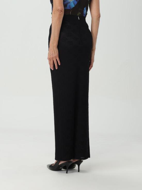 25FW 돌체앤가바나 롱 스커트 FXO04TJFMAL N0000 Black - DOLCE & GABBANA