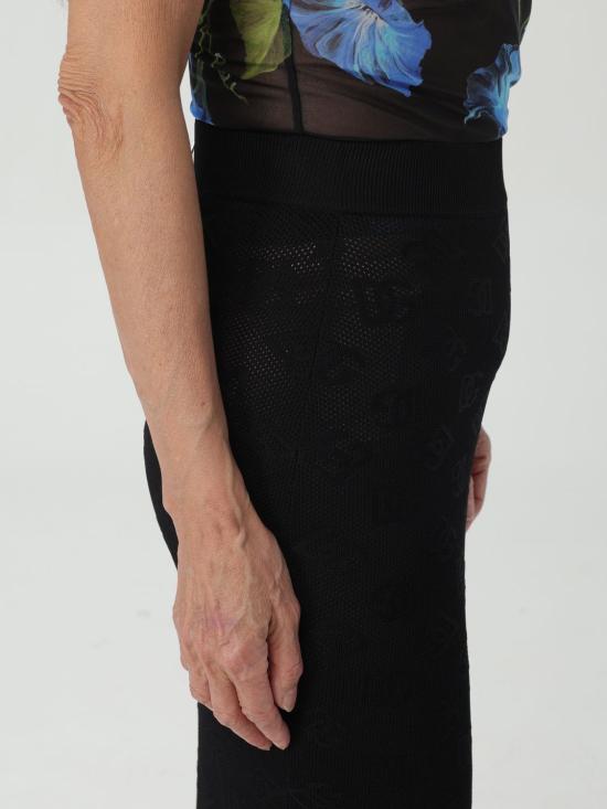 25FW 돌체앤가바나 롱 스커트 FXO04TJFMAL N0000 Black - DOLCE & GABBANA