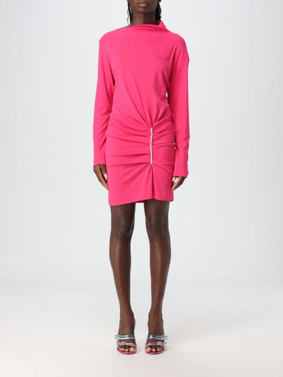 24FW 모스키노 롱 원피스 04068731 0217 Fuchsia