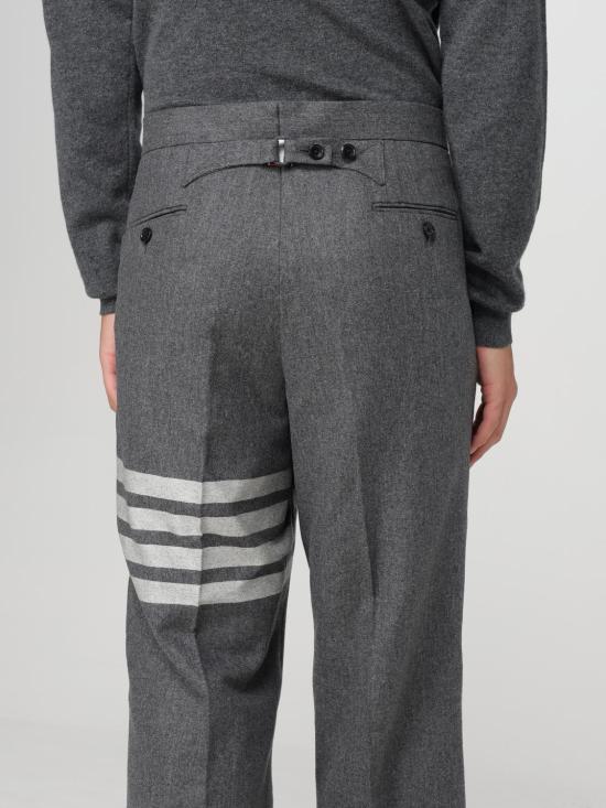 25FW 톰브라운 스트레이트 팬츠 MTC051AF0666 035 Grey - THOM BROWNE