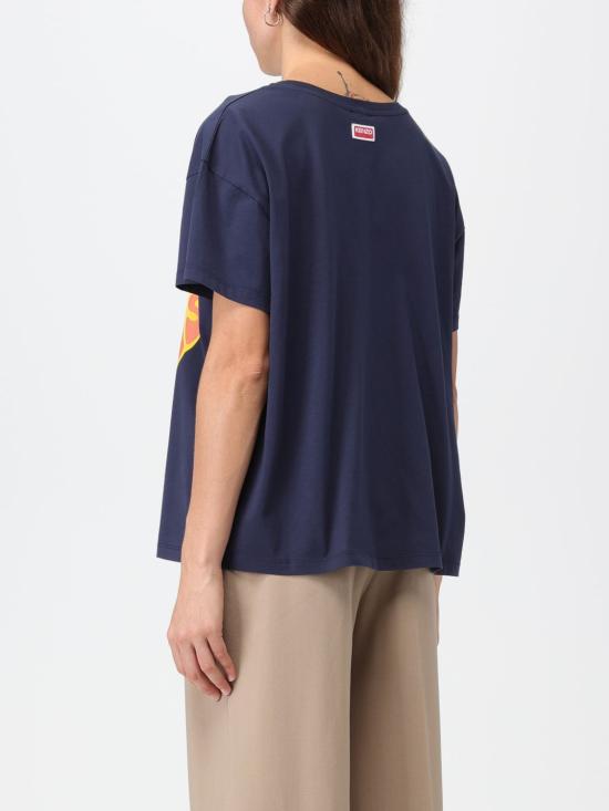  겐조 반팔 티셔츠 FD62TS0704SO 77 Blue - KENZO