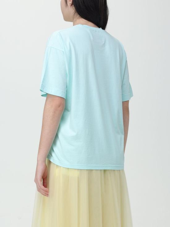 25FW 포르테포르테 반팔 티셔츠 12137MYTSHIRT 5104 Gnawed Blue - FORTE FORTE