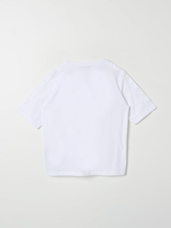 25FW [키즈] 발망 티셔츠 BV8R71J0177 100NE White - BALMAIN