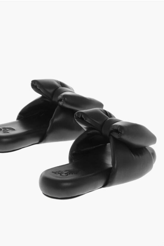  오프화이트 뮬/슬리퍼 OWIC005S22LEA0011000 Black - OFF WHITE