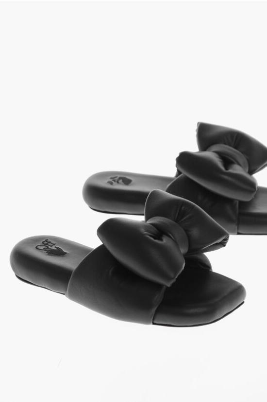  오프화이트 뮬/슬리퍼 OWIC005S22LEA0011000 Black