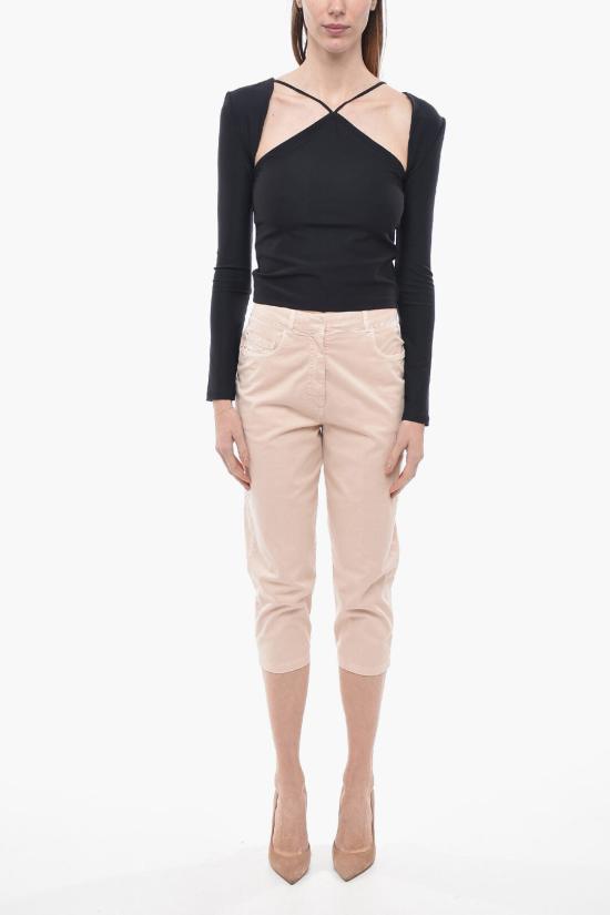  록 긴팔 티셔츠 R0CA243 NL 00BLACK Black - ROKH