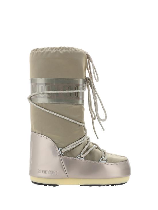 26FW 문부츠 아이콘 글랜스 플래티넘 새틴 부츠 80D1401680 B003 BEIGE