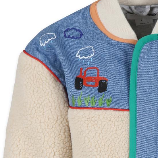 24FW [키즈] 스텔라 맥카트니 캐주얼 자켓 TV2P87 Z0506 101 IVORY - STELLA MCCARTNEY