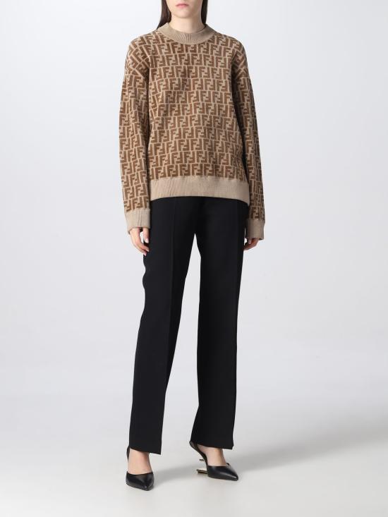  펜디 스트레이트 팬츠 FR6397AJYF F0GME Black - FENDI