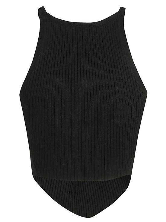 26SS 쿠레쥬 민소매 티셔츠 123MTO042FI00019999 Black - COURREGES