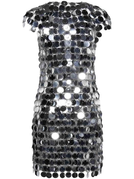 26FW 파코라반 숏 원피스 19EIRO014PS0133P040 Silver - PACO RABANNE