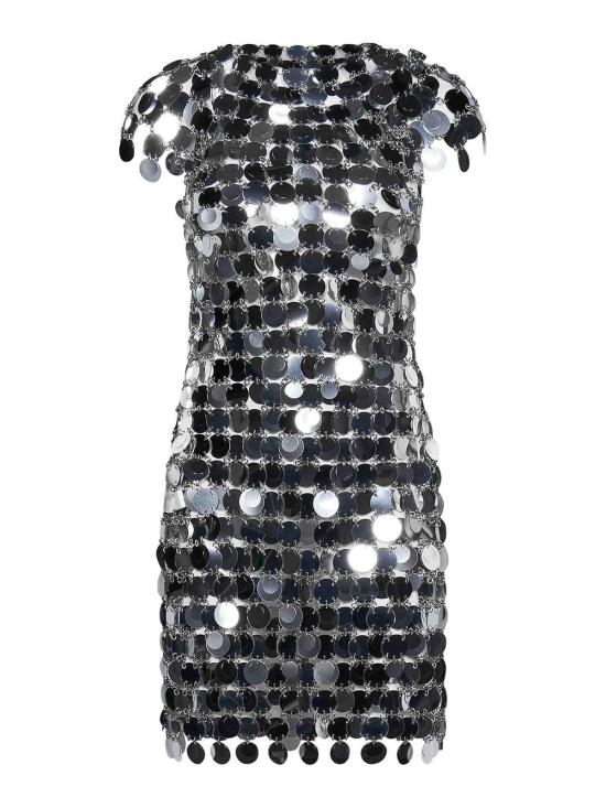 26FW 파코라반 숏 원피스 19EIRO014PS0133P040 Silver
