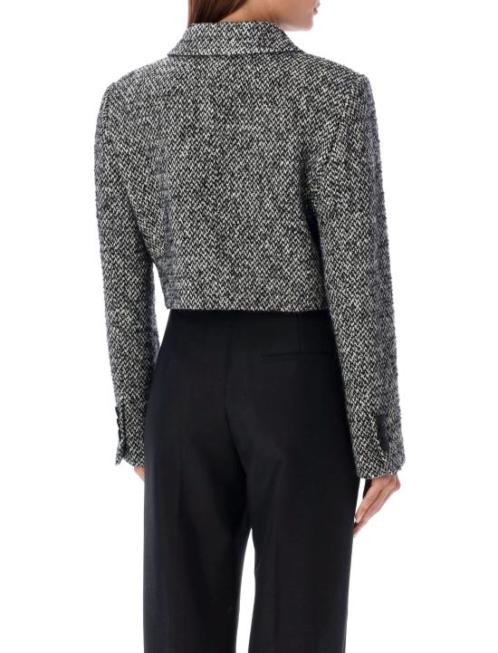 24FW 돌체앤가바나 자켓 F26K6TGDCNC S8000 BLACK MELANGE - DOLCE & GABBANA