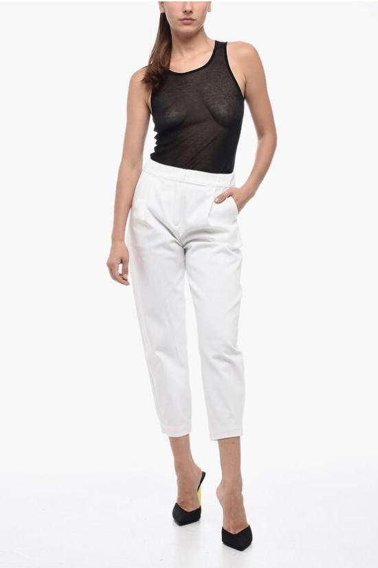  에드라 크롭 팬츠 210081156 BIANCO White - EDRA