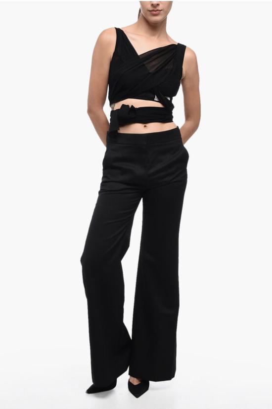  지방시 스트레이트 팬츠 BW511 N14RQ 001 Black - GIVENCHY