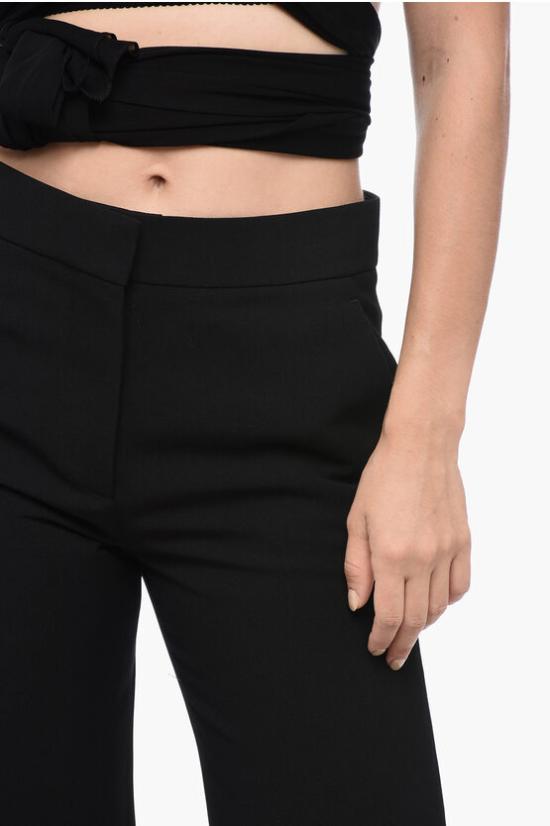  지방시 스트레이트 팬츠 BW511 N1527 001 Black - GIVENCHY