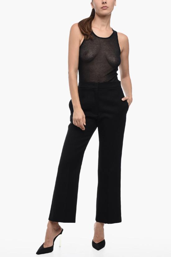  질샌더 스트레이트 팬츠 J04KA0006 J40001 001 Black - JIL SANDER