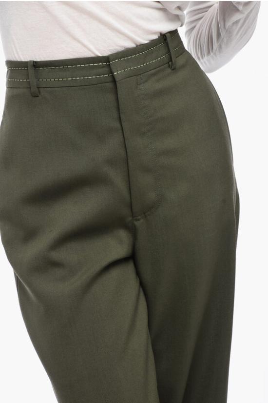  마르니 스트레이트 팬츠 PAMAV05U03TW83900V55 Green - MARNI