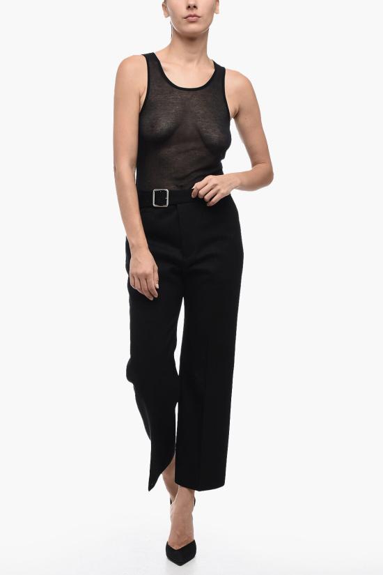  질샌더 스트레이트 팬츠 J02KA0157 J40021 001 Black - JIL SANDER