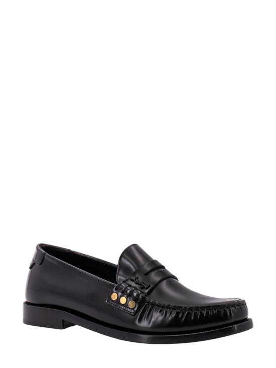 24FW 생로랑 로퍼 755966AO9TT 1000 Black - SAINT LAURENT