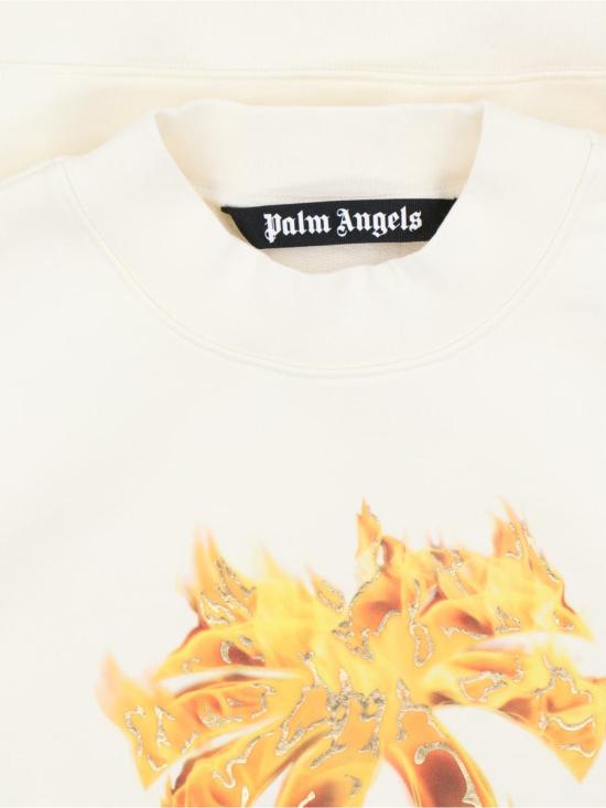 24FW 팜앤젤스 스웨터 PMBA026F24FLE0100376 WHITE - PALM ANGELS
