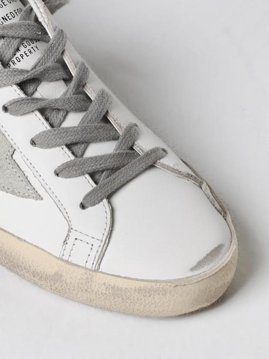 26SS 골든구스 스웨이드 스타 슈퍼스타 클래식 스니커즈 GWF00102F00611311915 White - GOLDEN GOOSE