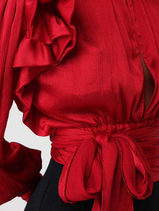 24FW 핑코 블라우스 104081A22V RA1 Red - PINKO