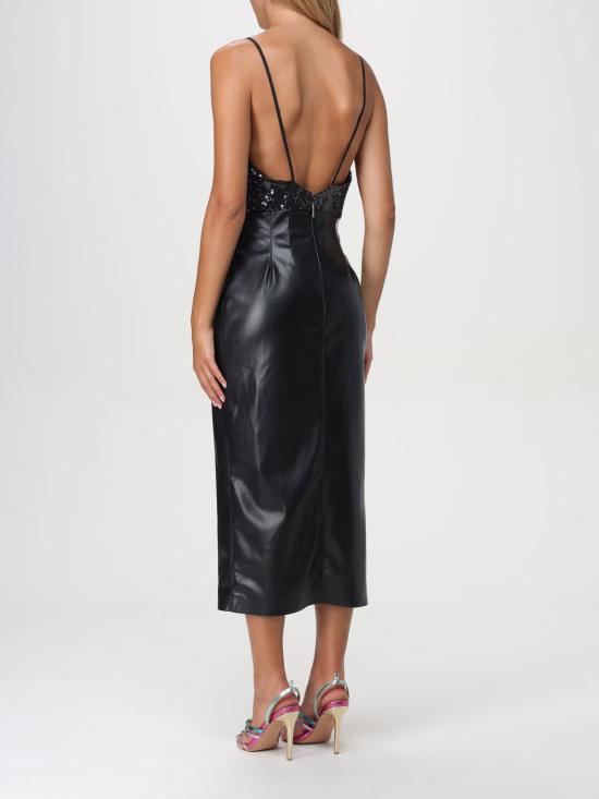 24FW 엠에스지엠 미디 원피스 3741MDA45Y247601 99 Black - MSGM