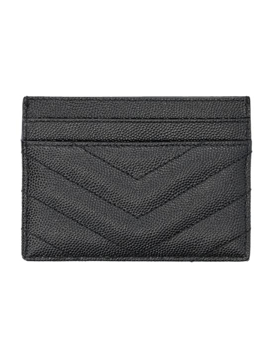 26FW 생로랑 카산드라 마틀라세 카드 케이스 423291BOW02 1000 - SAINT LAURENT