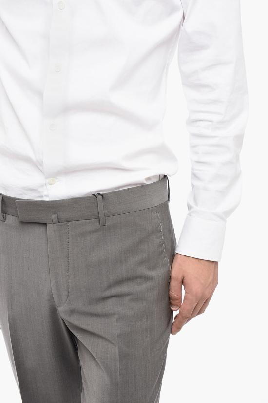  꼬르넬리아니 스트레이트 팬츠 854215 0118563 031 Gray - CORNELIANI