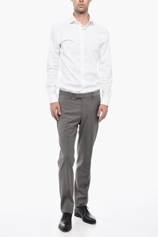  꼬르넬리아니 스트레이트 팬츠 854215 0118563 031 Gray - CORNELIANI