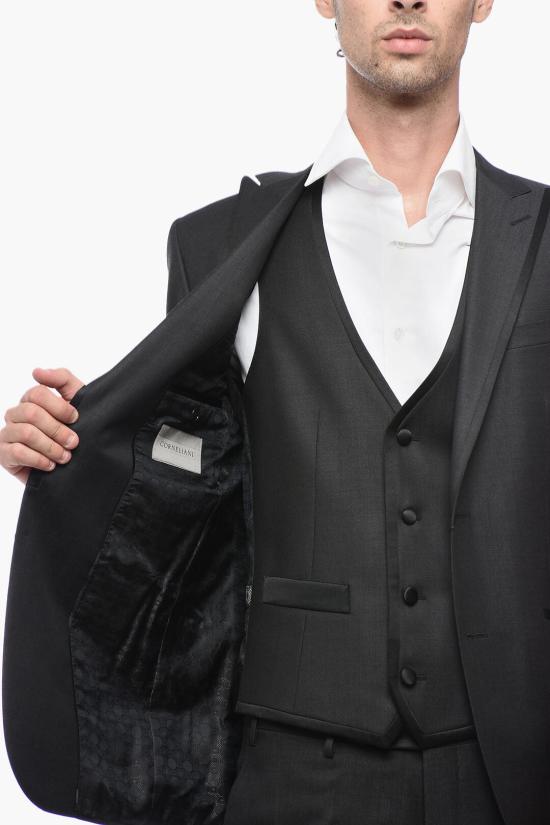 꼬르넬리아니 수트 자켓 858083 0287106 014 Anthracite - CORNELIANI
