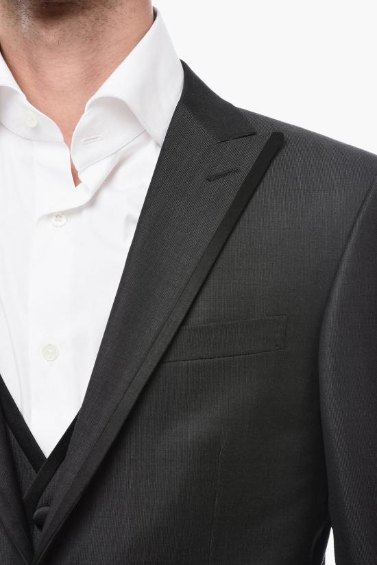  꼬르넬리아니 수트 자켓 858083 0287106 014 Anthracite - CORNELIANI