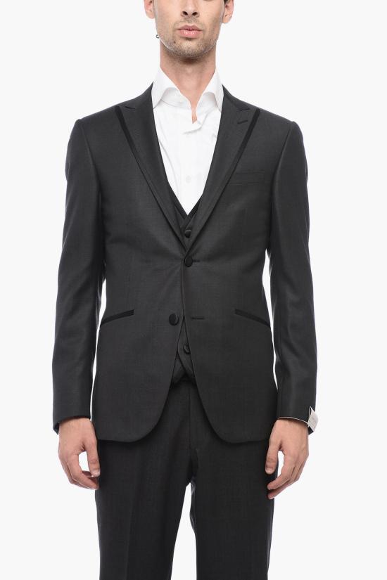  꼬르넬리아니 수트 자켓 858083 0287106 014 Anthracite - CORNELIANI