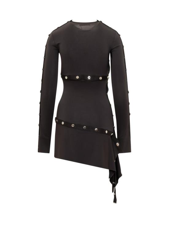  디 아티코 숏 원피스 241WCA273A014 100 Black - THE ATTICO