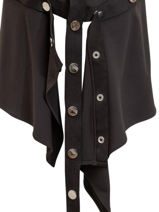  디 아티코 숏 원피스 241WCA273A014 100 Black - THE ATTICO