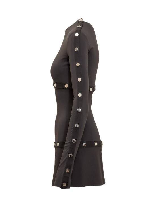  디 아티코 숏 원피스 241WCA273A014 100 Black - THE ATTICO