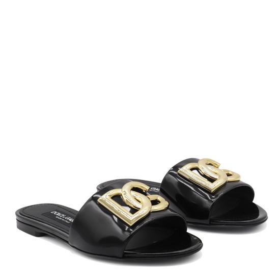 25SS 돌체앤가바나 뮬/슬리퍼 CQ0592A103780999 Black - DOLCE & GABBANA