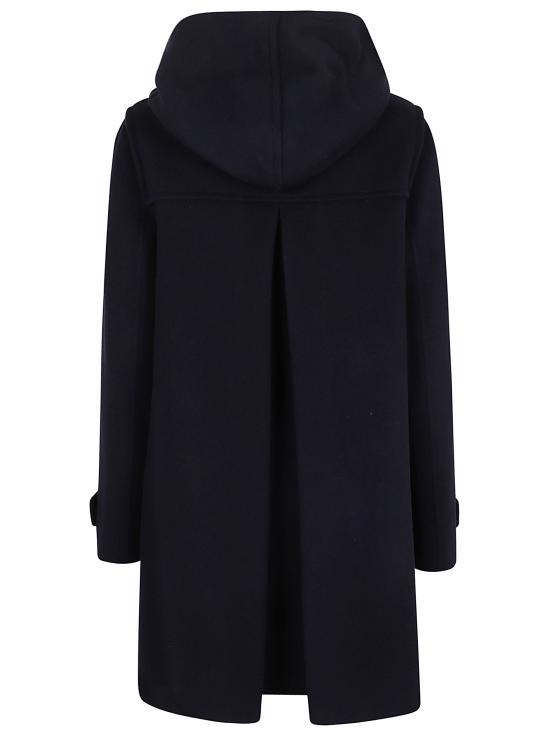  위켄드막스마라 / 여성 더블 브레스트 후드 코트 2425016016600 NAVY BPG - WEEKEND MAX MARA
