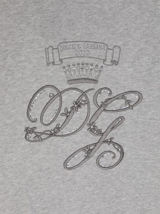 24FW [키즈] 돌체앤가바나 트레이닝 상의 L5JW2VG7N4H S8290 MELANGE GRIGIO - DOLCE & GABBANA