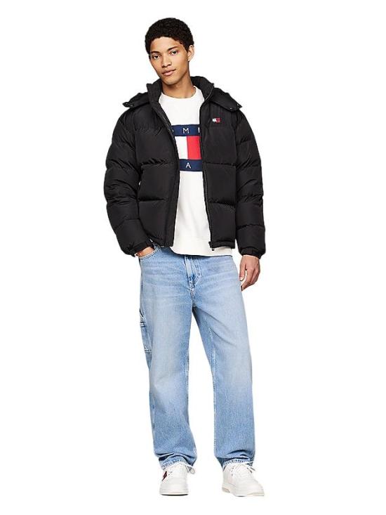 24FW 토미진 숏패딩 DM0DM19537 BDS NERO BLACK - TOMMY JEANS