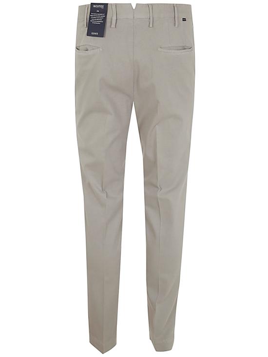  인코텍스 스트레이트 팬츠 1W0851 4055C 901 LIGHT GREY - INCOTEX