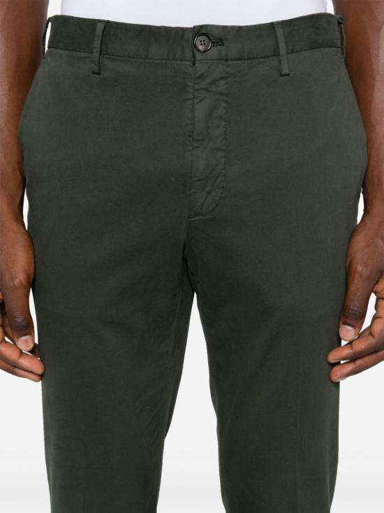  인코텍스 스트레이트 팬츠 1W0851 4055C 737 DARK GREEN - INCOTEX